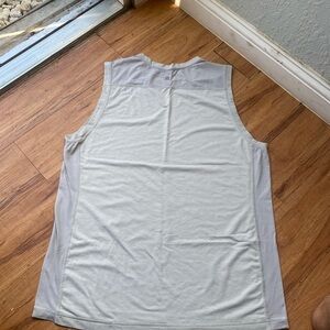 lululemon athletica Light Gray Sleeveless Tee